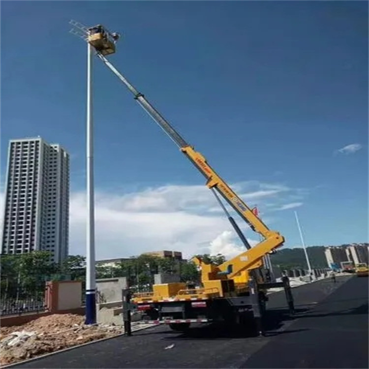 泊头维修路灯的曲臂升降车出租